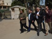 محافظ الجيزة يتفقد تطوير وتوسعة شارع نادى الصيد بحى الدقى.. صور