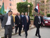 رئيس جامعة بنها يتفقد المدن الجامعية ويوجه بالاهتمام بالأنشطة الرياضية