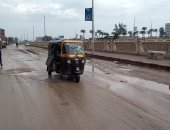 صور.. هطول أمطار بكفر الشيخ والمحافظ يعلن حالة الطوارئ