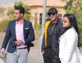 صور.. مصطفي شعبان يصل شرم الشيخ لتكريمه فى افتتاح المهرجان الدولي للمسرح 