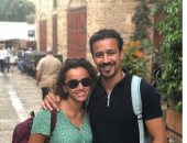 غزل وحب بين أحمد داود وعلا رشدى فى عيد زواجهما الـتاسع