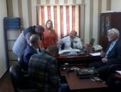 محافظ بورسعيد يناقش مشروعات مياه الشرب مع رئيس شركة مياه القناة