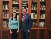 الدكتورة رانيا المشاط تلتقى عمدة مدينة أشبيلية بإسبانيا لبحث أوجه التعاون فى مجال السياحة