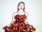 صور.. طلاب طور سيناء يبدعون فى رسم لوحات فنية بالحبوب الزراعية والمخلفات