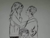 قارئ يشارك برسومات فنية جمالية: "احب الرسم والنحت علي الخشب "