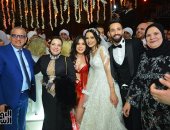 نجوم الفن والرياضة فى زفاف نهى السبكى ومحمد زكريا
