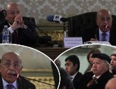 فيديو وصور.. أحمد أبو الغيط فى حضرة مفيد شهاب:  العرب حاليًا يحتاجون القانون الدولى والجامعة العربية لتحقيق أهدافهم .. وصفقة القرن ربما تكون مجرد كلام .. وتركيا تعطى جنسيتها للسوريين لتغير الخريطة الديموغرافية