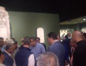 صور .. وزير الآثار يتفقد متحف سوهاج القومى 