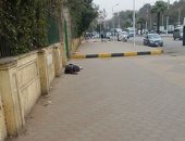 "إحنا معاك".. قارئ يشارك بصورة لطفل مشرد أمام مركز البحوث فى الجيزة