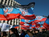 صور.. مسيرات فى دونيتسك لإحياء الذكرى الخامسة للانفصال عن أوكرانيا