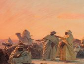 دار "كريستيز" بلندن تبيع نهاية ابريل لوحة "الصلاة فى الصحراء"..اعرف الثمن