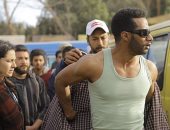 صورة.. محمد رمضان من كواليس مسلسله:" أنا زلزال كابوس الأندال" 