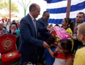صور.. مدير أمن الوادى الجديد يشهد احتفالية يوم اليتيم بنادى الشرطة فى الخارجة