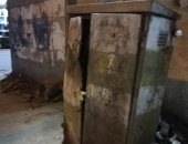 كشك كهرباء مفتوح بجوار سور نادى الزمالك فى ميت عقبة