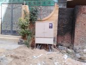 شكوى من وجود كشك كهرباء أمام باب منزل بهضبة الأهرام