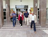 صور.. لجنة من وزارة الشباب تزور الأقصر لمعاينة النادى الإجتماعى بطيبة