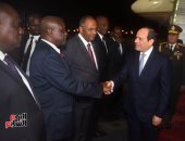فيديو.. الرئيس عبد الفتاح السيسى يصل أبيدجان