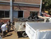 ‏صور وفيديو.. رفع كفاءة 36 سيارة بمنظومة النظافة لخمس مراكز بالمنوفية