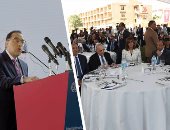 الرئيس السيسى فى كلمة ألقاها رئيس الوزراء: عمال مصر أظهروا حجم ما يتمتعون به من تفان وإخلاص وبفضلهم تشهد البلاد طفرة نوعية بالبنية الأساسية والتحتية.. والعامل خط الدفاع الأول والأخير فى كل المجتمعات