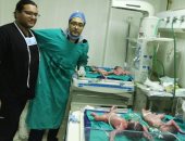 صور.. فريق النساء بمستشفى الأقصر الدولى ينقذ سيدة حامل فى 4 توائم بقيصرية مبكرة