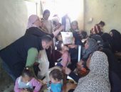 صور.. جامعة الإسكندرية تطلق قافلة خدمية لمنطقة باب العبيد بأبيس