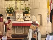 فيديو.. مطران الأرمن الكاثوليك يترأس قداس أحد السعف بكنيسة سانت تريز 