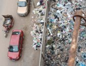 شكوى من تراكم القمامة بشارع الترعة بالمنصورة