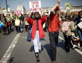 صور.. مظاهرات بريطانية للحد من التغيرات المناخية