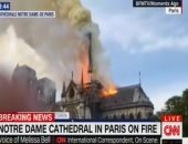 ماكرون يلغى خطاباً موجهاً للفرنسيين بسبب حريق الكاتدرائية 