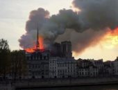 الحماية المدنية فى فرنسا تحذر من انهيار كنيسة نوتردام بسبب شدة المياه