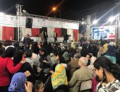 شعبان عبدالرحيم ومصطفى كامل يحييان مؤتمرا جماهريا بمنطقة بين السرايات