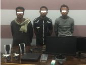 ضبط لصوص سرقوا مدرسة وحطموا كاميرات المراقبة وأشعلوا النار بمكتب المدير