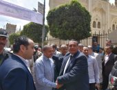 صور.. محافظ البحيرة يطالب المواطنين بتكثيف المشاركة فى الاستفتاء 