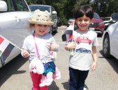 أطفال مصر يشاركون أهاليهم بالخارج فى أول أيام الاستفتاء على الدستور