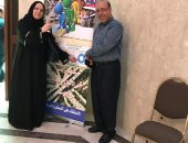 محى الدين وزوجته من الرياض: سعداء بالمشاركة فى التصويت على الدستور