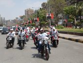 حملة عبدالرحيم على تطوف شوارع الدقى والعجوزة لحث المواطنين على المشاركة بالاستفتاء