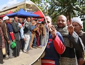 "الكلمة للشعب".. القاهرة والجيزة فى صدارة المشاركة على التعديلات الدستورية.. الطوابير والزغاريد والأغانى الوطنية تتصدر المشهد.. والشباب يساعدون الناخبين فى التعرف على لجانهم.. ورئيس لجنة: الإقبال كثيف (صور)