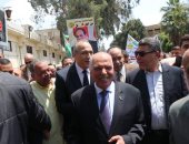 صور..نقيب المعلمين يتقدم مسيرة حاشدة لدعم الاستفتاء على التعديلات الدستورية