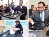 حكومة مدبولى تتقدم صفوف المشاركين فى الاستفتاء على تعديل الدستور