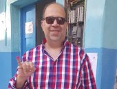 صور.. مدير شئون اللاعبين باتحاد الكرة يشارك فى استفتاء التعديلات الدستورية