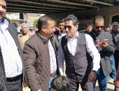 صور.. الفنان أحمد شيبة يدلى بصوته فى الاستفتاء بلجنته غرب الإسكندرية  