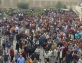 الآلاف فى مسيرات تأييد للتعديلات الدستورية بشركتى غزل المحلة وكفر الدوار