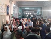صور.. إقبال كثيف من المواطنين على لجان الاستفتاء بالمنوفية 