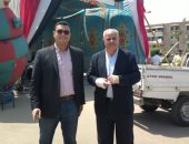 رئيس جهاز 6 أكتوبر يدلى بصوته فى الاستفتاء على التعديلات الدستورية