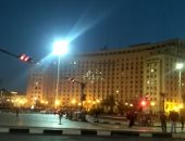 أكبر لافتة رقمية على مجمع التحرير تدعو للمشاركة فى الاستفتاء