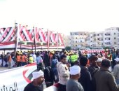 فيديو.. احتشاد المواطنين أمام مدرسة الفردوس بمدينة بدر للمشاركة بالاستفتاء