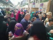 اقبال كثيف أمام لجنة اقتراع بالبدرشين