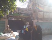 إقبال الناخبين على لجان الاستفتاء بمدرسة على مبارك فى بشتيل