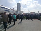 توافد كثيف على اللجان بمطار القاهرة للتصويت على التعديلات الدستورية