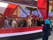 طوابير المواطنين تحتشد أمام مدارس عابدين للمشاركة فى الاستفتاء
